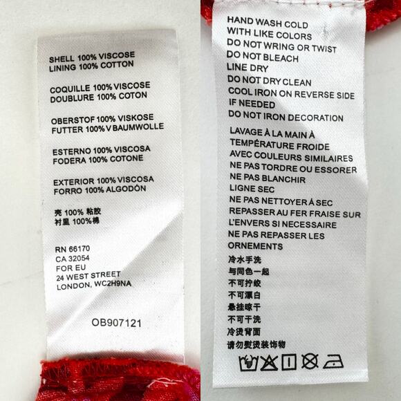 Free People Rare Feeling Maxi Dress in Ruby Red S - Picture 10 of 10